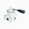 Válvula 4/3 rotante triestable CA AR G3/8"
