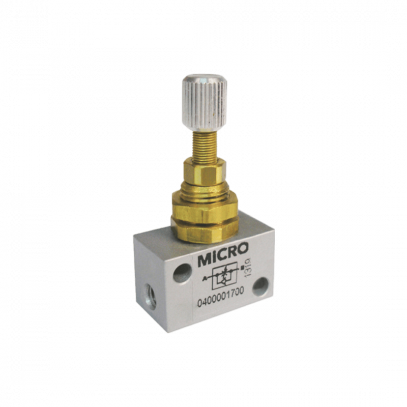 Regulador de caudal unidireccional VA M5