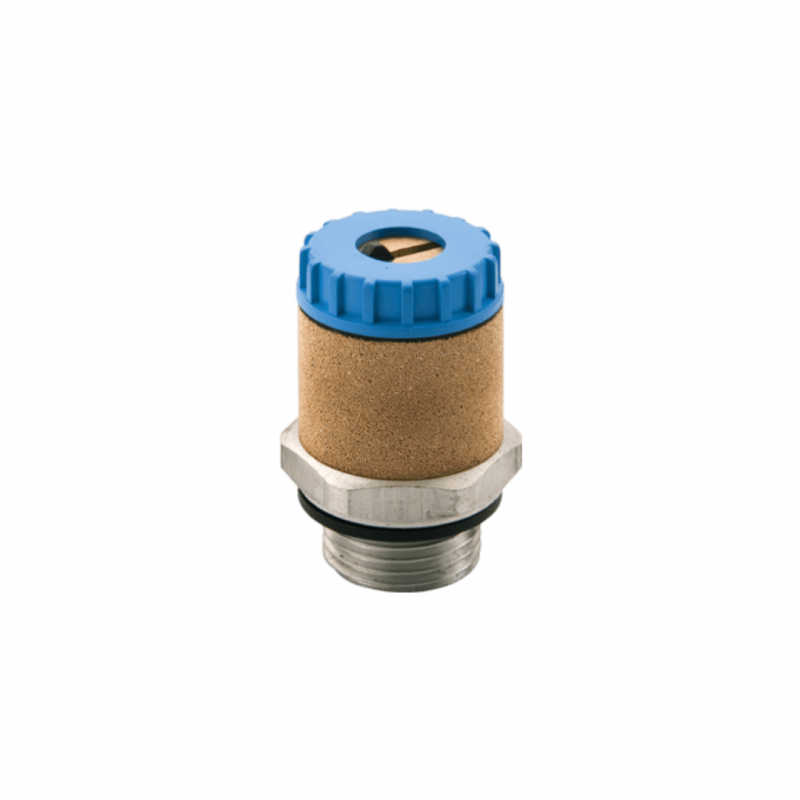 Regulador de escape con silenciador sinterizado G1/4"