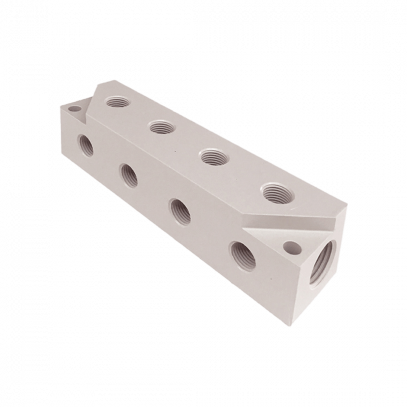Bloque dist múltiple 2x3/4" / 8x1/2"