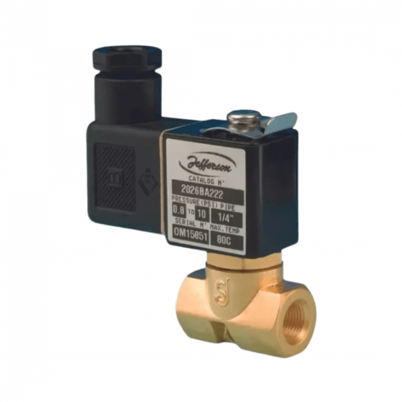 Válvula solenoide 2/2 2026 Nitrilo NC 1/8" 0-10bar orif 2,25mm