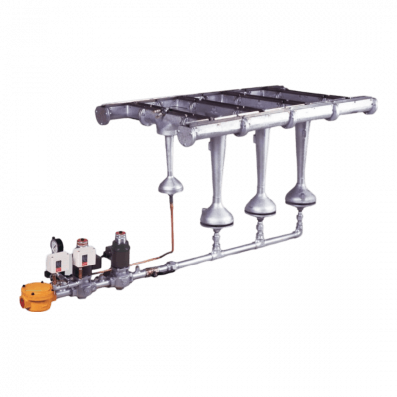 Quemador CMC 1,5bar - 2.150.000Kcal/h GN - 1" - 231m3/h - 7 mod