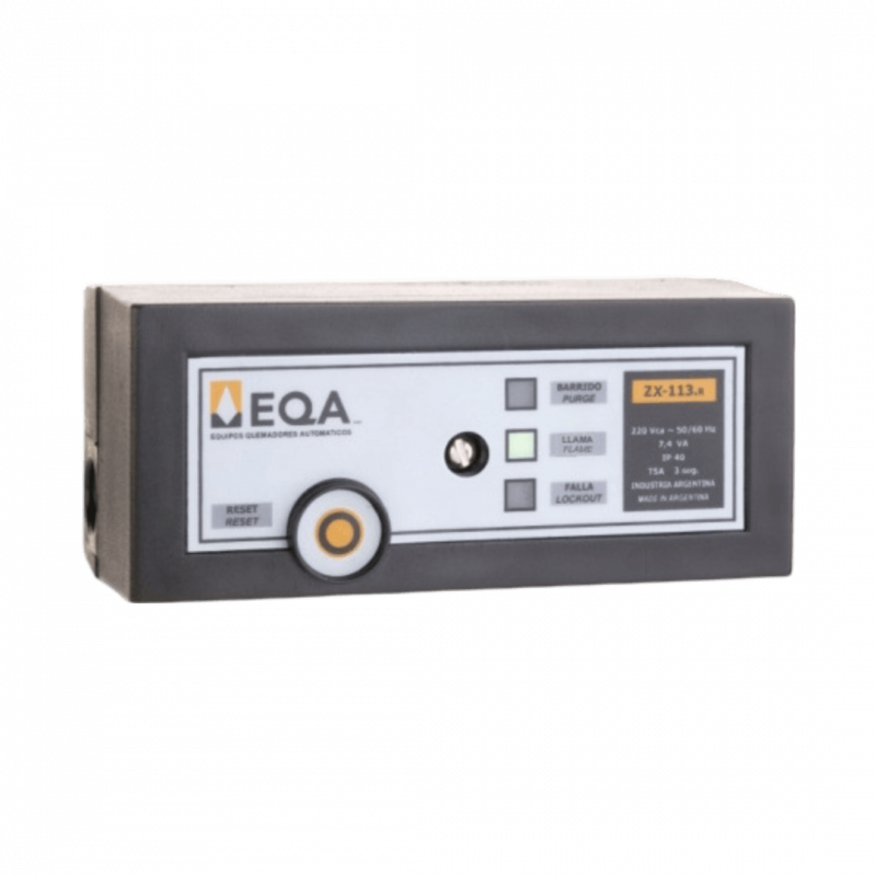 Control de llama ZX-113.R - 1 etapa - Barrido 12s - 220V - Sin zócalo