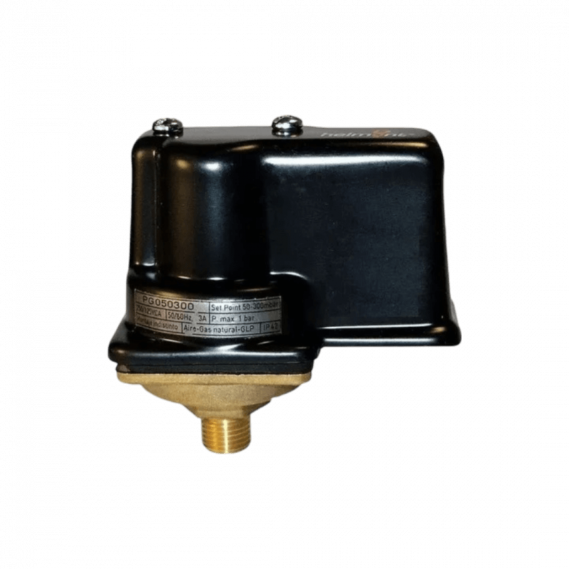 Presostato para aire - sens 0,8mbar - P.máx 200mbar - Roscada