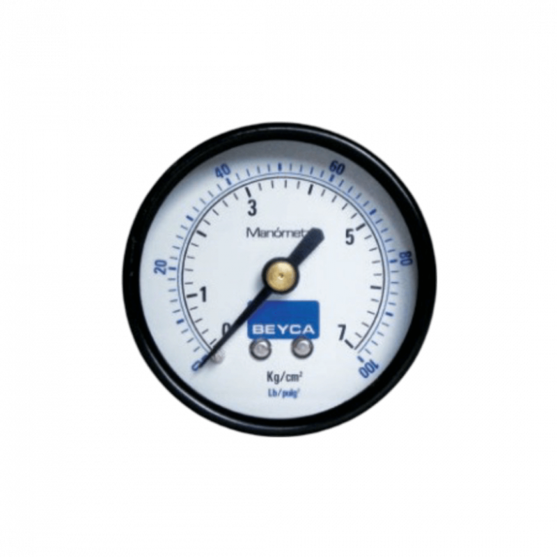 Manómetro MM1-35 - Diam 50mm - C/inf 1/8" BSPT - 0/10 kg/cm2