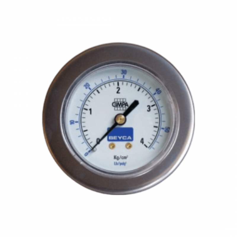 Manómetro MM2-33F - Diam 63mm - C/post 1/4" BSPT - 0/1 kg/cm2