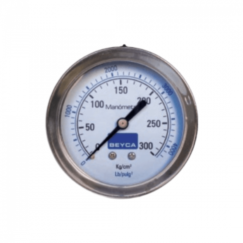 Manómetro MM2-45 - Diam 63mm - C/post 1/4" NPT - 0/150 kg/cm2