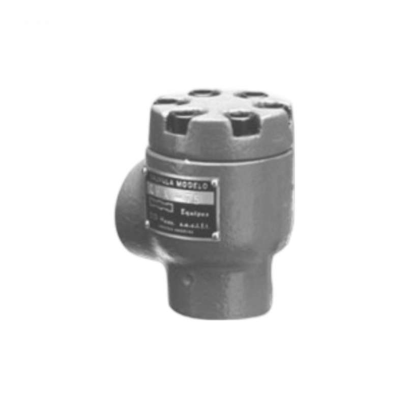 Válvula Ret ángulo - 1 1/4" BSPT - 175l/min - Apertura 4,57 kg/cm2