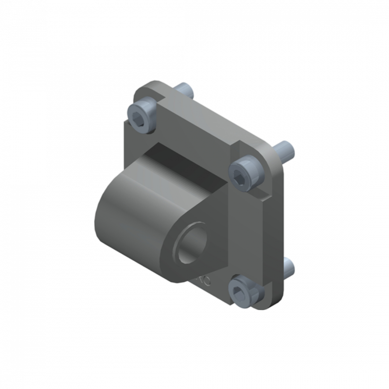 Montaje basc tras macho p/cilindro CN10/CP10 diam 40mm