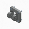 Montaje basc tras angosto p/cilindro CN10 diam 40mm