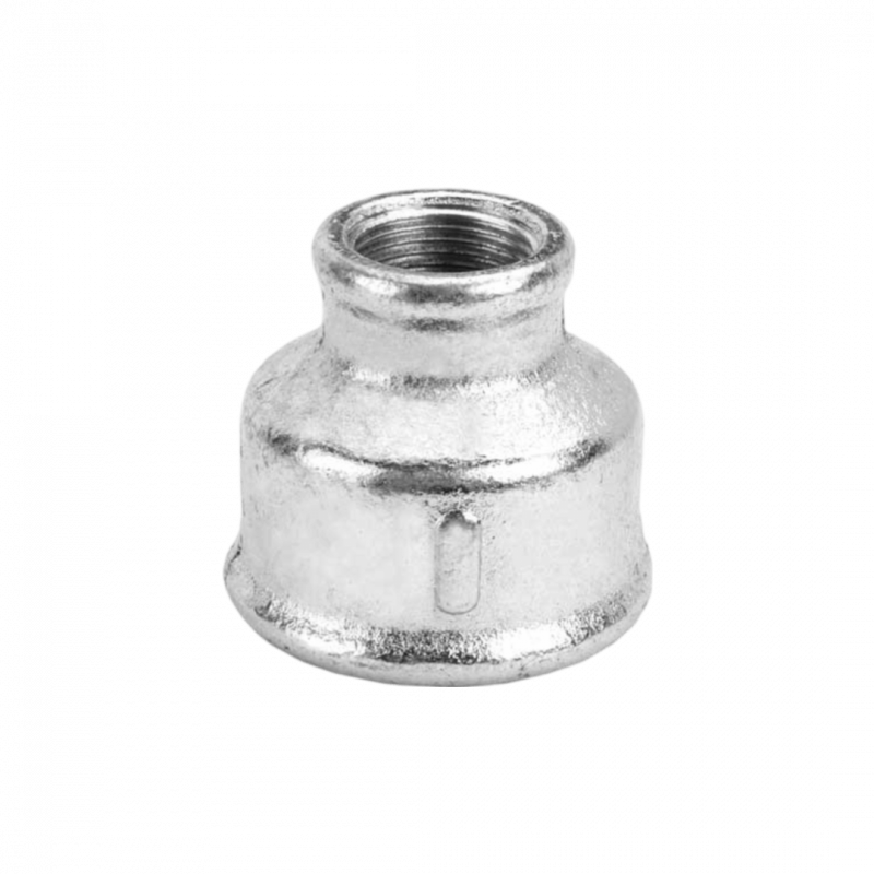 Cupla de reducción - Galvanizado - 3/4" x 1/2" BSPT