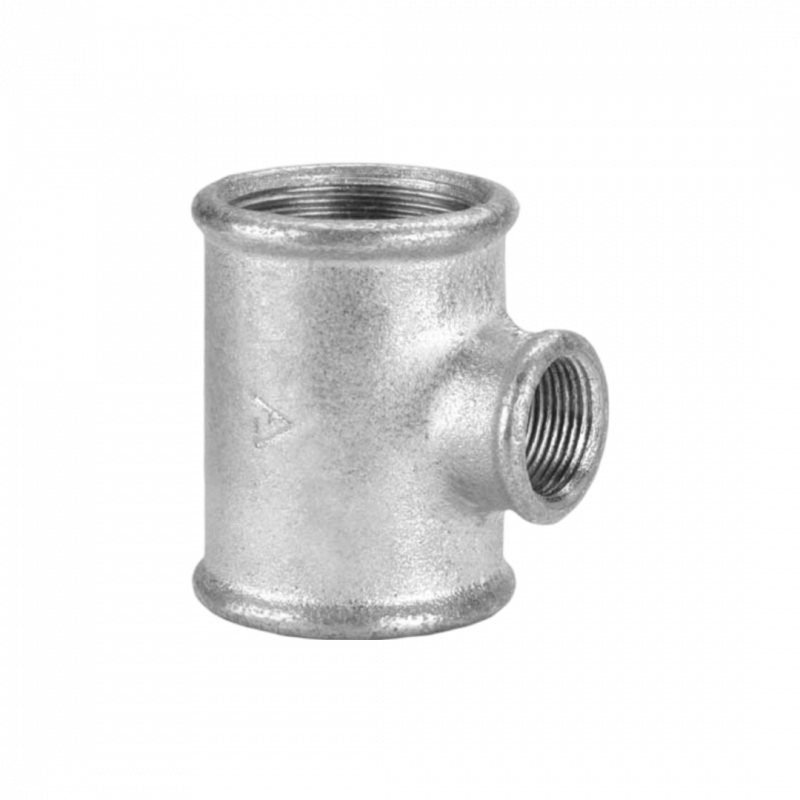 Tee de reducción - Galvanizado - 1 1/2" x 1/2" BSPT