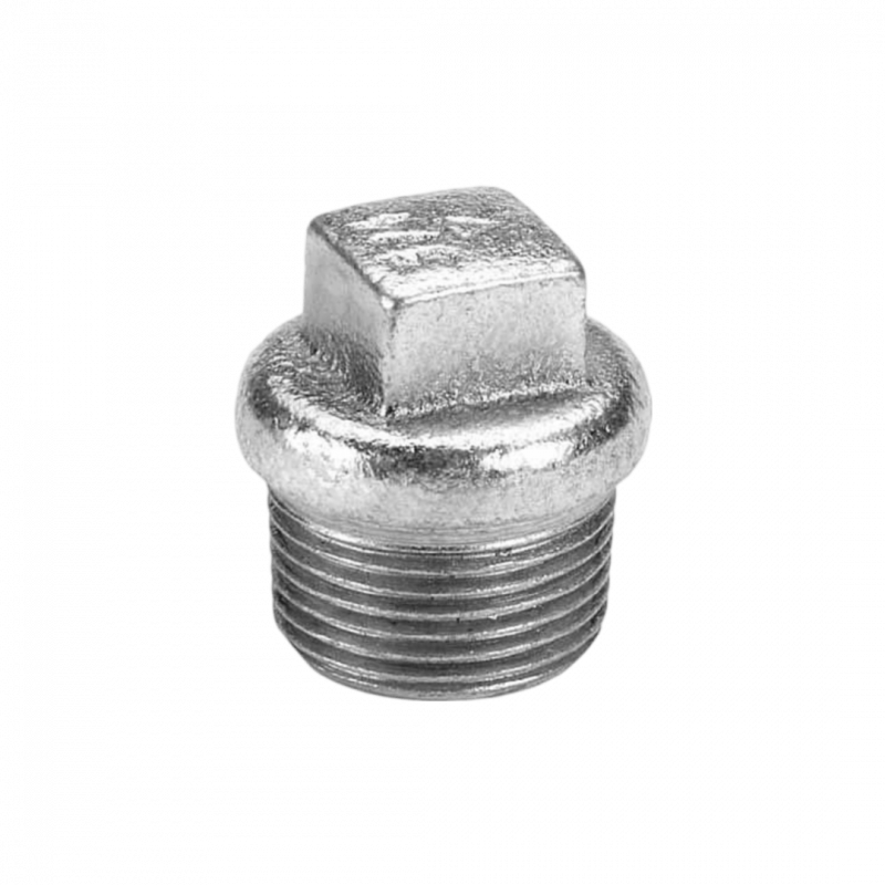 Tapón macho - Galvanizado - 1 1/2" BSPT