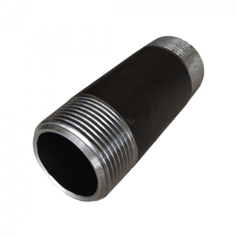 Niple de acero - SCH80 - Sin costura - L 100mm - 3/4" BSPT