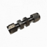 Conector pasachapa Hermseal - 2 tubos 1/2" - Ac inox - Molib-Pro