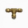 Conector T Poliseal - 3 tubos 1/4" - Bronce