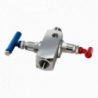 Válvula integral cierre y purga - Ac inox - Emp PTFE - MH 1/2" NPT