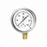 Manómetro MGS10 - Diam 100mm - C/post 1/4" NPT - 0/2 kg/cm2