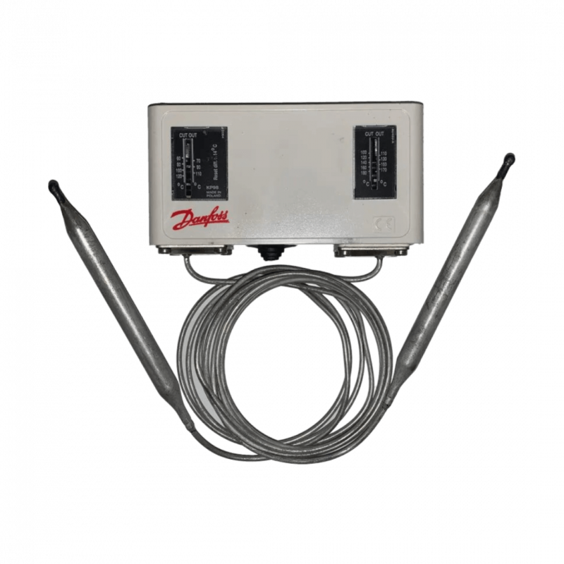 Termostato KP 98 - Rgo 60-120°C y 100-180°C - Dif 14°C - Bulbo 1m