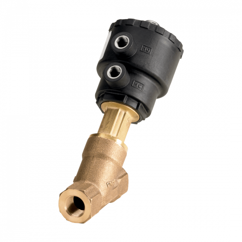Válvula accionamiénto neumático 2/2 AV210E - PTFE - G 2"