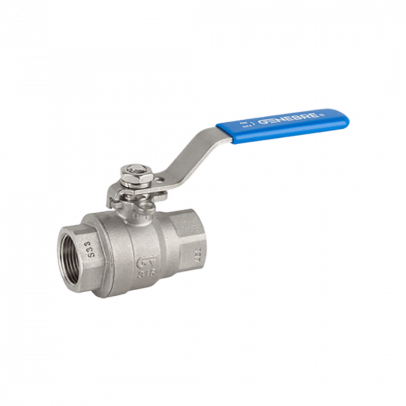 Válvula esférica 2014 - 2 piezas - Inoxidable - PT - 3/4" BSPT