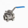 Válvula esférica 2025 - 3 piezas - Inoxidable - PT - 3/4" BSPT
