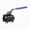 Válvula esférica 2034 - 3 piezas - Ac. Carbono - PT - 2" BSPT