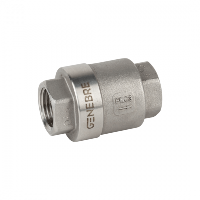 Válvula retanción 2416 - Disco - Ac. Inox - 1/2" BSPT