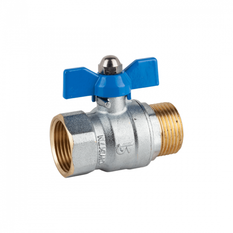 Válvula esférica 3036 - PT - Bonce - PTFE - 1/4" BSP M-H