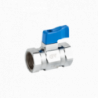 Válvula esférica 3096 - Mini - PR - Latón - PTFE - 3/8" BSP