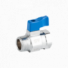 Válvula esférica 3097 - Mini - PR - Latón - PTFE - 3/8" BSP M-H