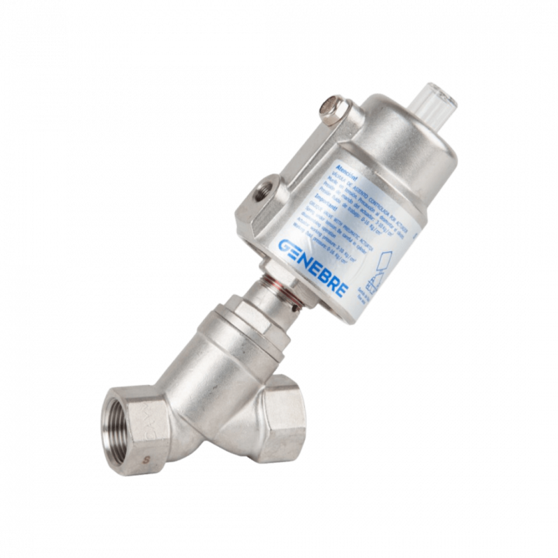 Válvula con actuador neumático 5060 - SE - Ac. Inox - G 1/2"