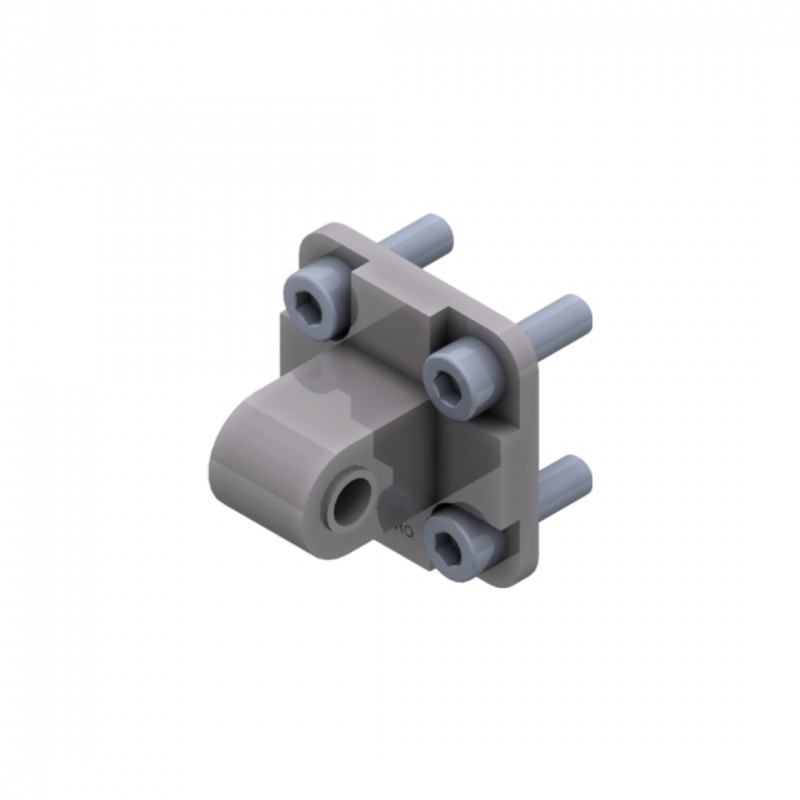 Montaje basc tras macho p/cilindro CP10 diam 20mm