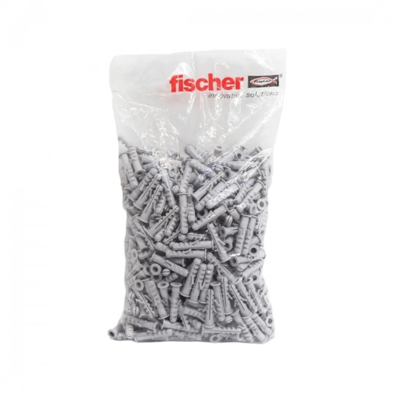 Taco de nylon S6 - 6mm x 30mm - Bolsa de 1000