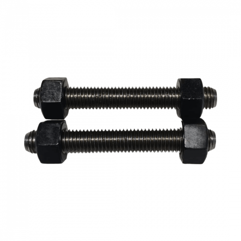 Espárrago de Acero B7 zincado + tuercas 2H - Diam 5/8" - Largo 95mm
