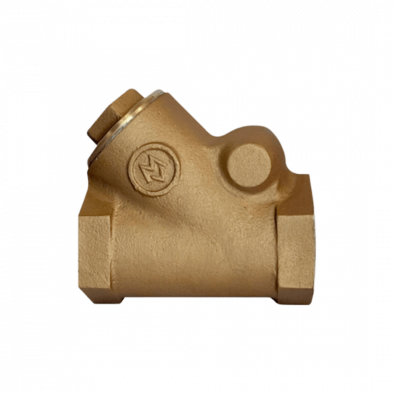 Válvula retención a clapeta 45° 329 - Bronce/Inox - Serie 300 - 1 1/4" BSPT