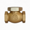 Válvula retención pistón horizontal - PTFE Br/Inox - Serie 300 - 1/2" BSPT