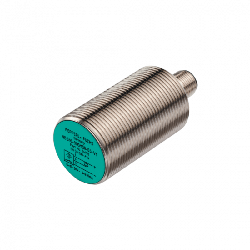 Sensor inductivo - NC+NA - PNP - M30x1.5 - M12x1 4 polos - Dist 10mm