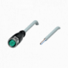 Conector hembra recto - M12 - 4 pines - PVC - 5 metros