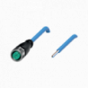 Conector hembra angulado - M12 - 4 pines - 10 metros