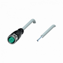 Conector hembra recto - M12...