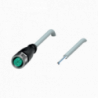 Conector hembra recto - M12 - 5 pines - 2 metros