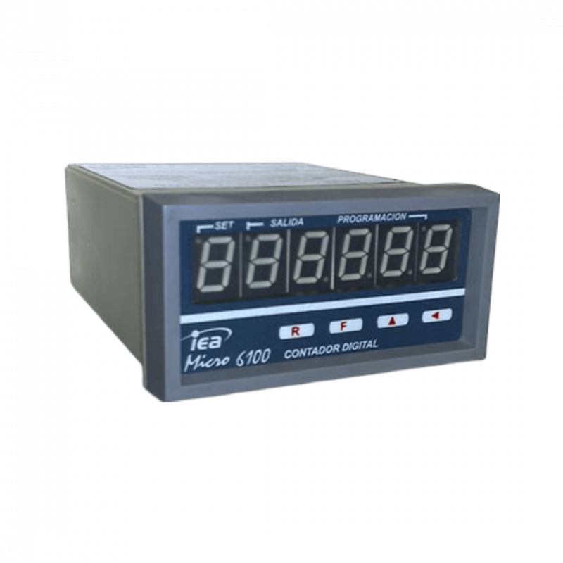 Contador programable de 6 dígitos MICRO 6100 - 220 Vca