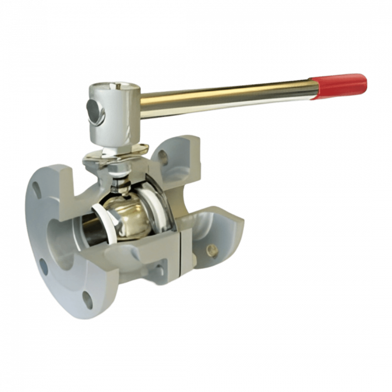 Válvula esférica M33S3 - 2" Brida S150 - Acero inoxidable - ISO