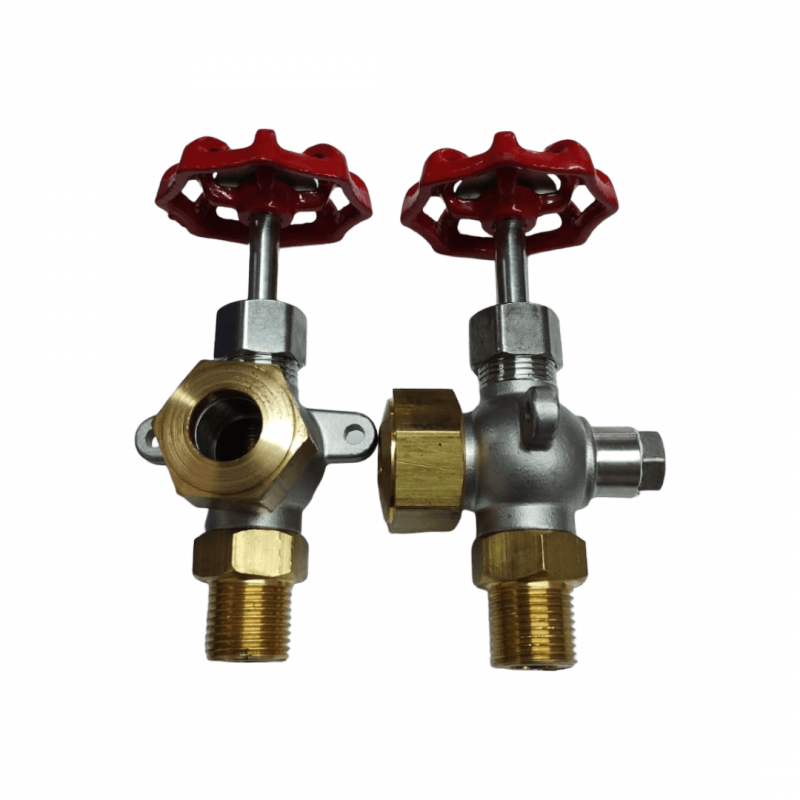 Juego de nivel tipo americano - Bronce - Conex 1/2" NPT - Tubo 5/8"