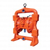 Bomba neumática D25 - 135 l/min - 1" BSP - Diaf PTFEi - Válv PTFE