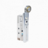 Válvula 3/2 MM M5 mando rodillo lateral regulable