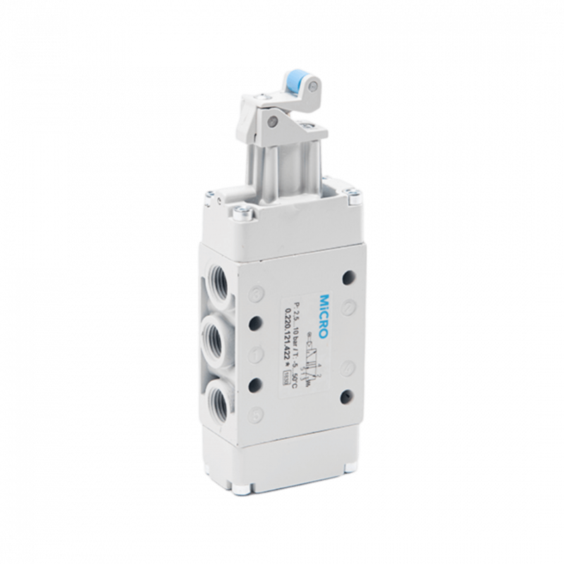 Válvula 5/2 SB1 SERVO 1/4" mando rodillo