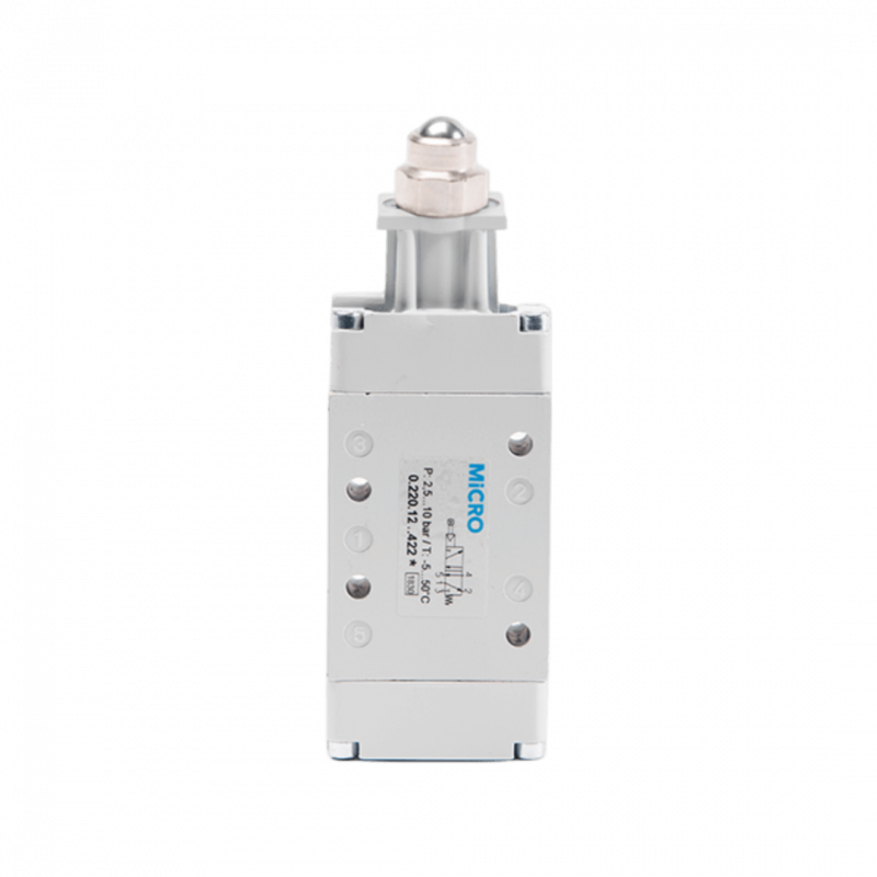 Válvula 5/2 SB1 SERVO 1/4" mando directo por esfera