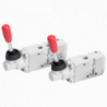 Válvula 5/3 CH1-GM 1/4" mando palanca CA POS CENT EST